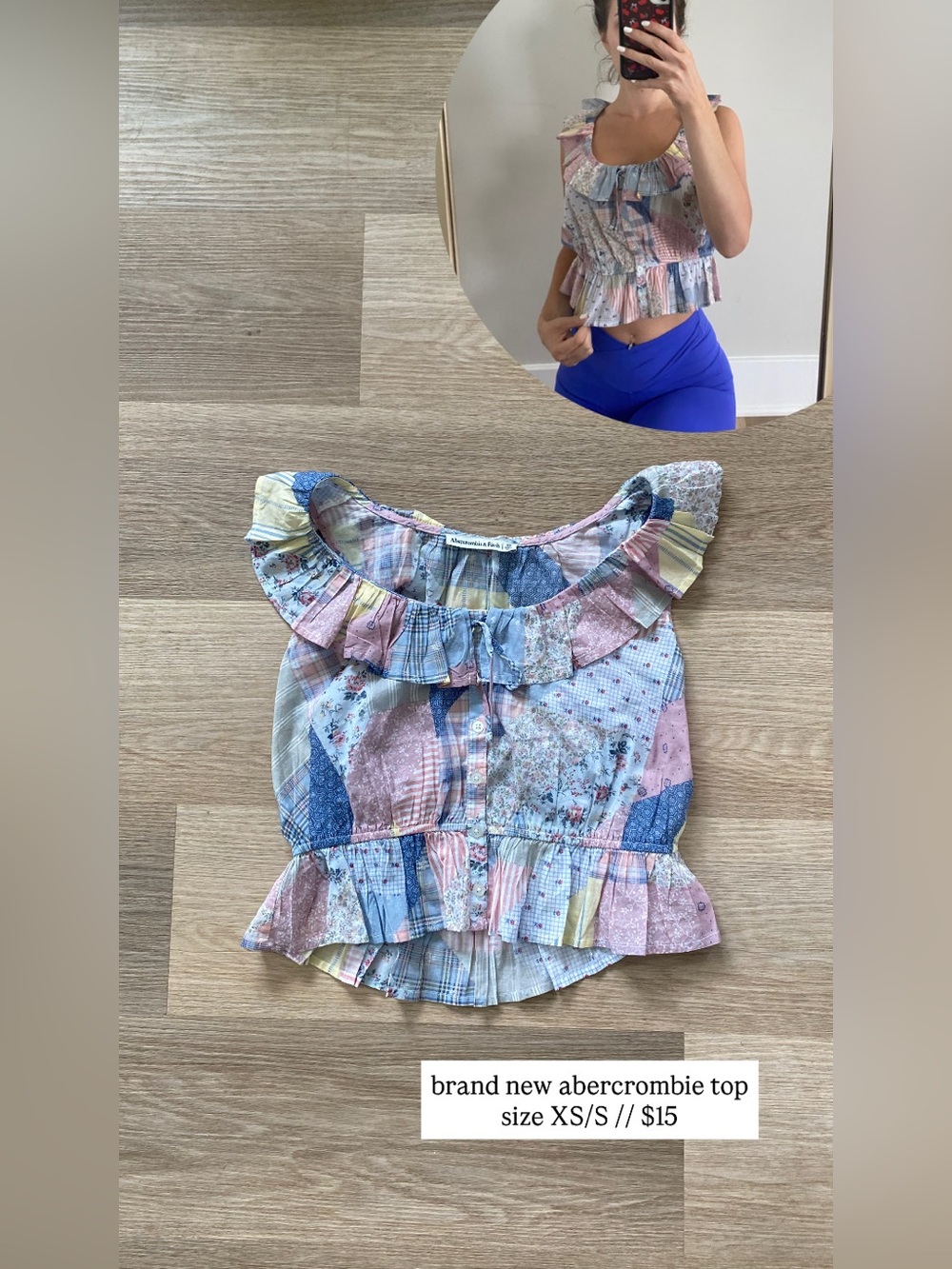 brand new abercrombie top size XS